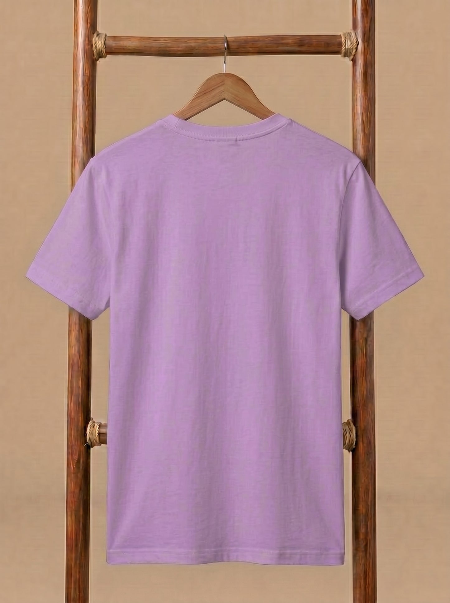 Essential Men's Lavender Crewneck Tee - Soft Cotton