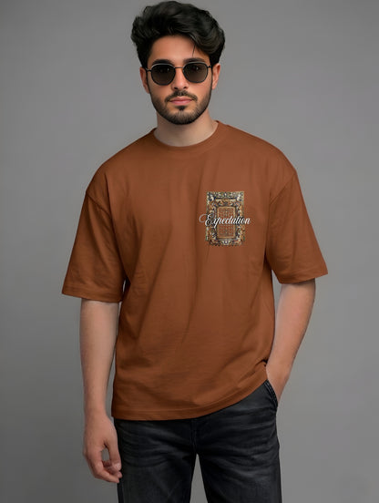 Evenway Expectation Art Graphic Oversized Streetwear Tee