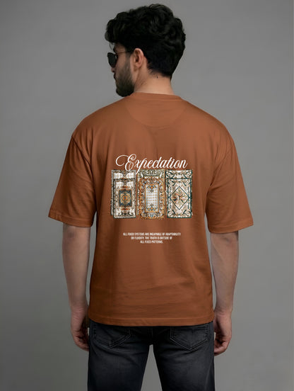 Evenway Expectation Art Graphic Oversized Streetwear Tee