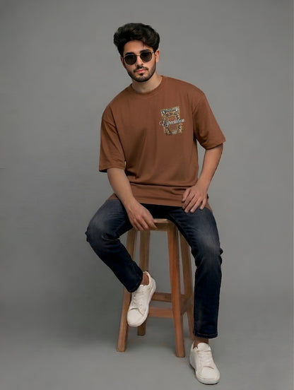 Evenway Expectation Art Graphic Oversized Streetwear Tee