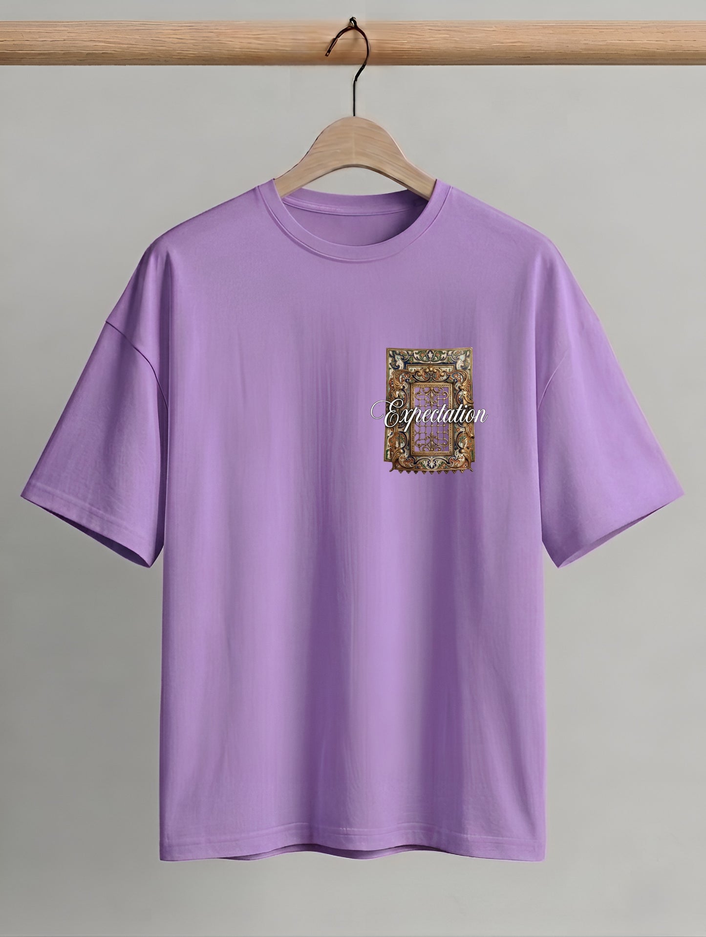 Evenway Expectation Art Graphic Oversized Streetwear Tee