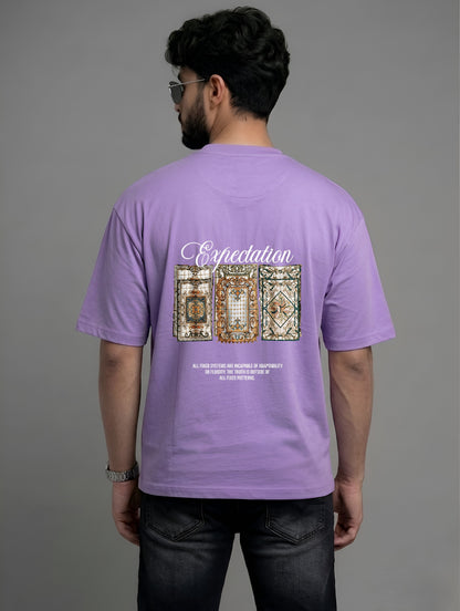 Evenway Expectation Art Graphic Oversized Streetwear Tee