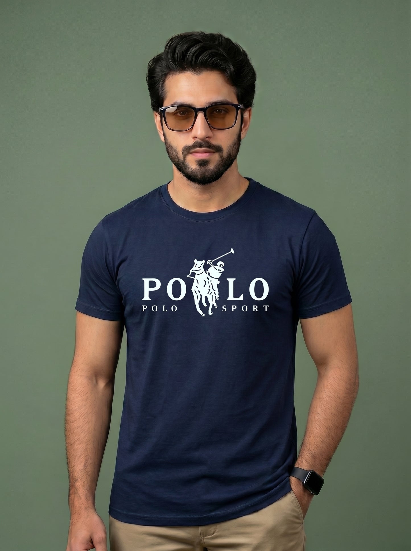 Men's Premium Polo Sport Graphic T-Shirt | Stylish Casual Wear