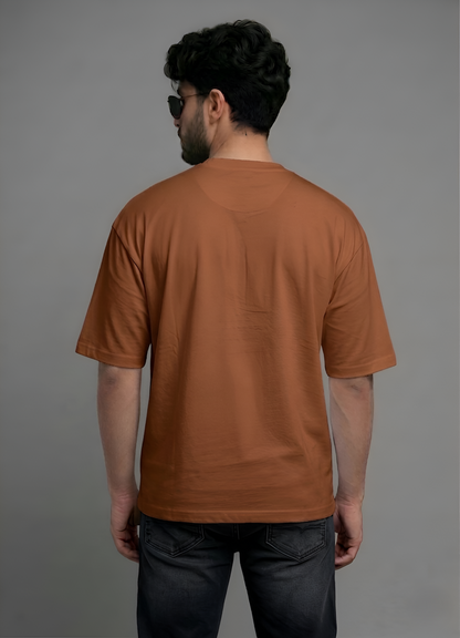 Evenway Mystic Stag Geometric Premium Beige Oversized Streetwear