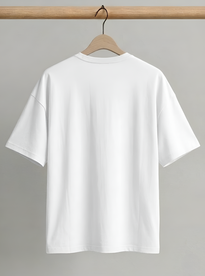 Evenway Premium Artistic Owl Graphic Oversized Cotton Tee