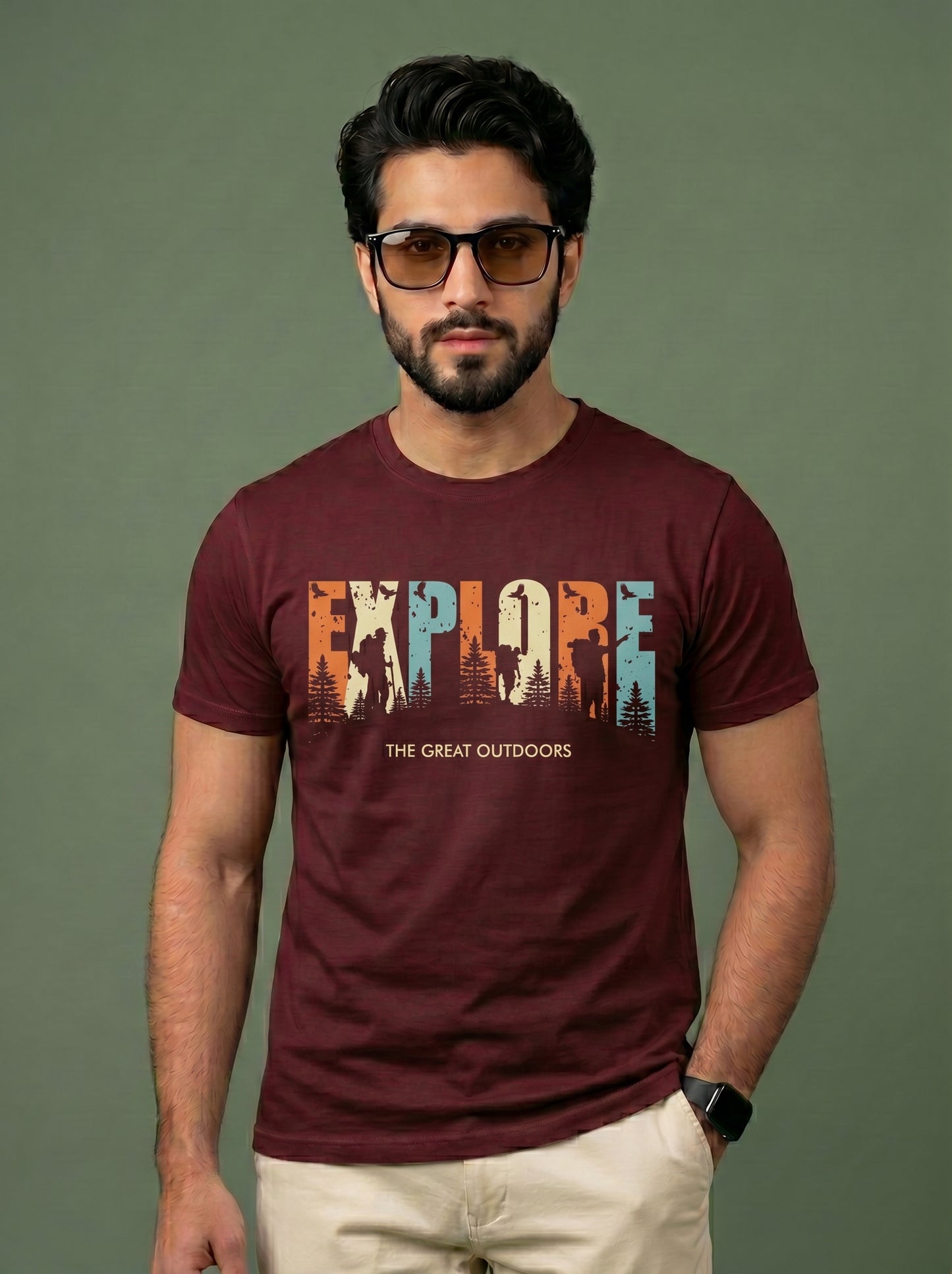 Explore The Great Outdoors Graphic T-Shirt | Adventure Wear