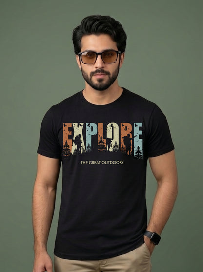 Explore The Great Outdoors Graphic T-Shirt | Adventure Wear