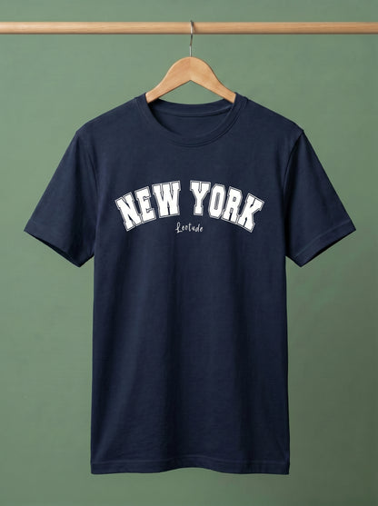 Men's "New York" Graphic T-Shirt | Premium Cotton Casual Tee | Streetwear Style