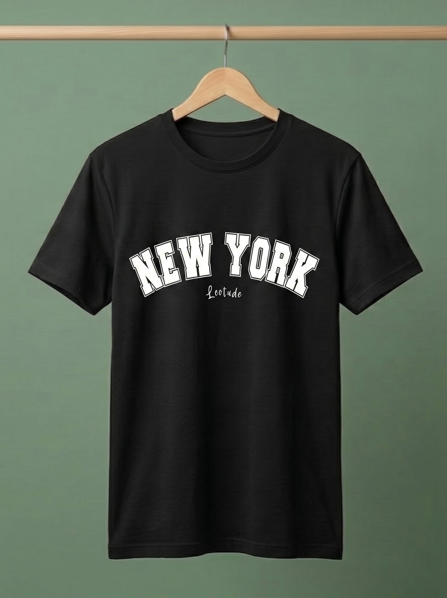 Men's "New York" Graphic T-Shirt | Premium Cotton Casual Tee | Streetwear Style