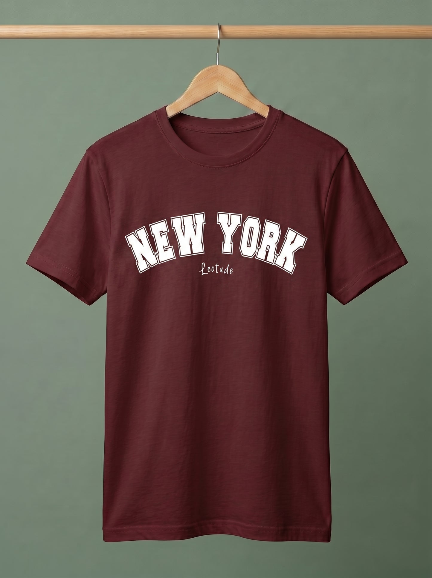 Men's "New York" Graphic T-Shirt | Premium Cotton Casual Tee | Streetwear Style