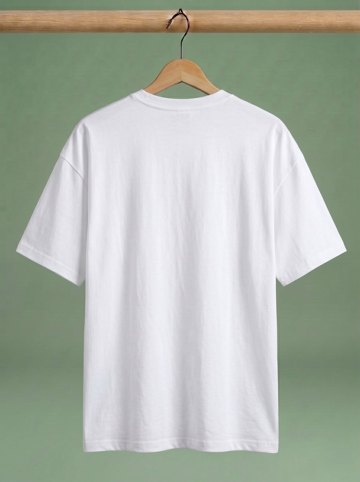 UrbanStyle Men's 240 GSM Oversized Plain T-Shirt | Relaxed Fit Heavyweight Crew Neck Cotton Tee