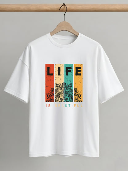 Evenway Legendary Samurai Graphic Oversized Streetwear Black Tee