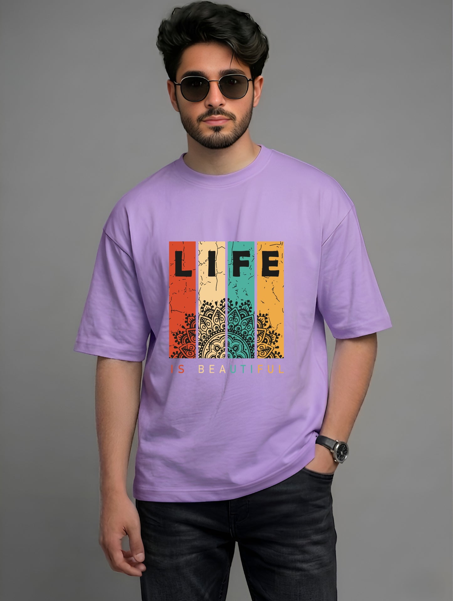 Evenway Legendary Samurai Graphic Oversized Streetwear Black Tee
