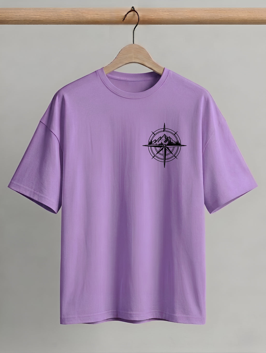 Evenway Adventure Compass Mountain Graphic Outdoor Explorer Tee