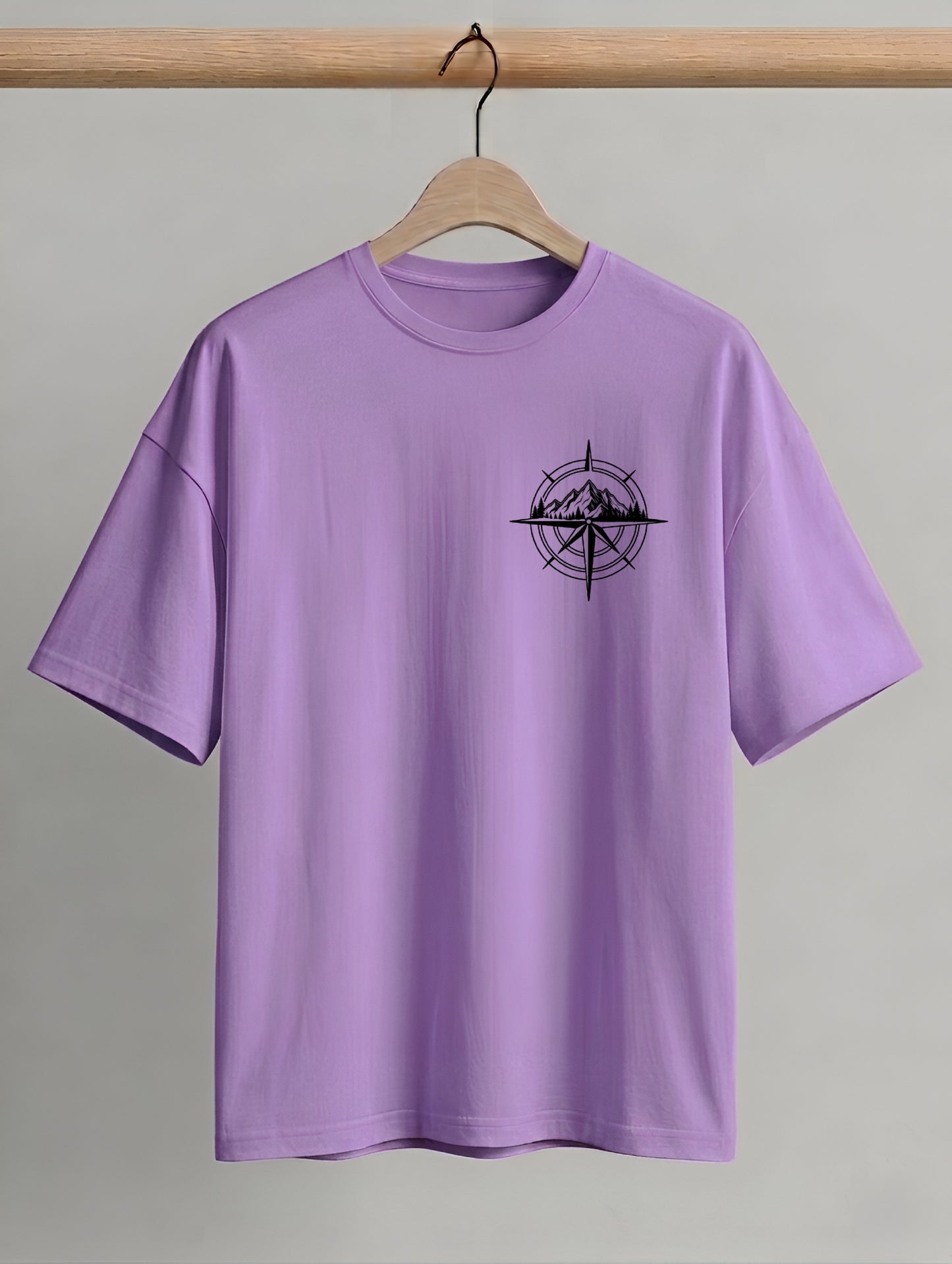 Evenway Adventure Compass Mountain Graphic Outdoor Explorer Tee