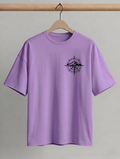 Evenway Adventure Compass Mountain Graphic Outdoor Explorer Tee