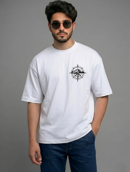Evenway Adventure Compass Mountain Graphic Outdoor Explorer Tee
