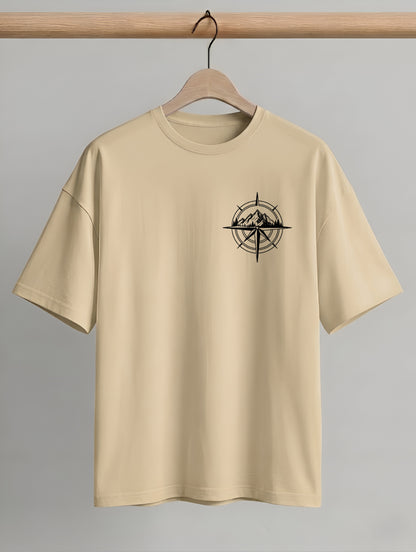 Evenway Adventure Compass Mountain Graphic Outdoor Explorer Tee