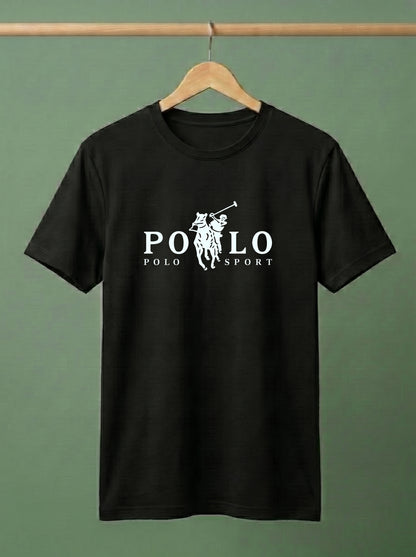 Men's Premium Polo Sport Graphic T-Shirt | Stylish Casual Wear