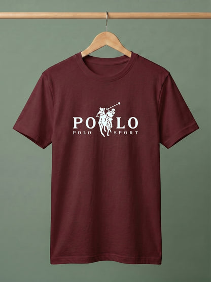 Men's Premium Polo Sport Graphic T-Shirt | Stylish Casual Wear