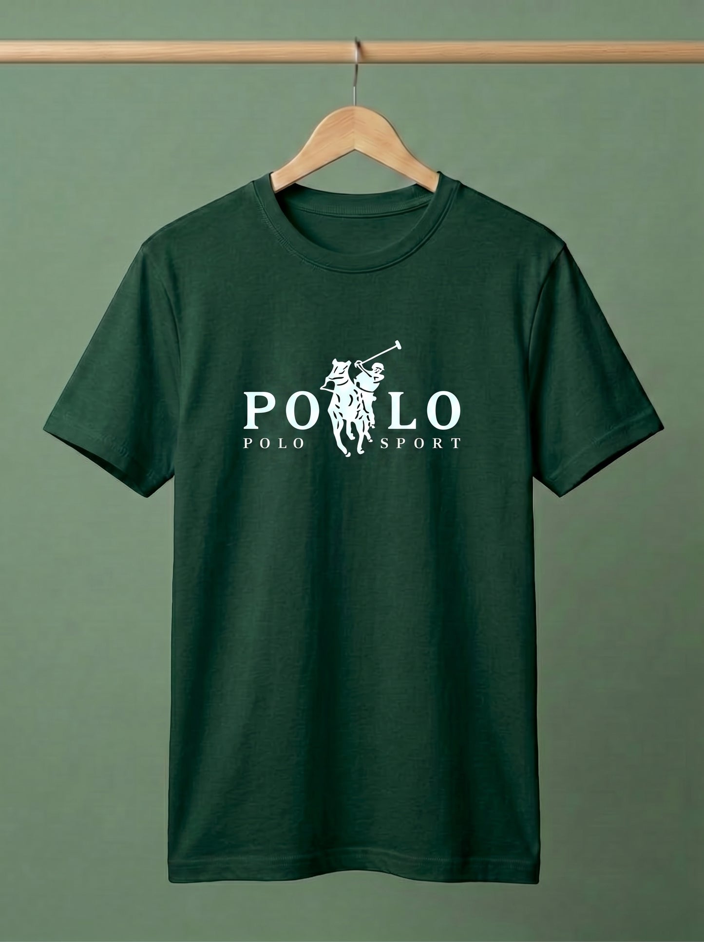 Men's Premium Polo Sport Graphic T-Shirt | Stylish Casual Wear