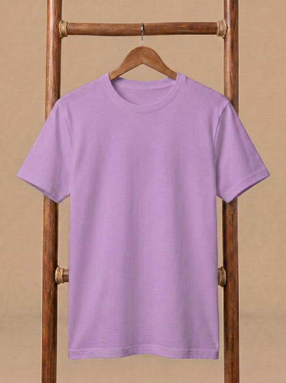 Essential Men's Lavender Crewneck Tee - Soft Cotton