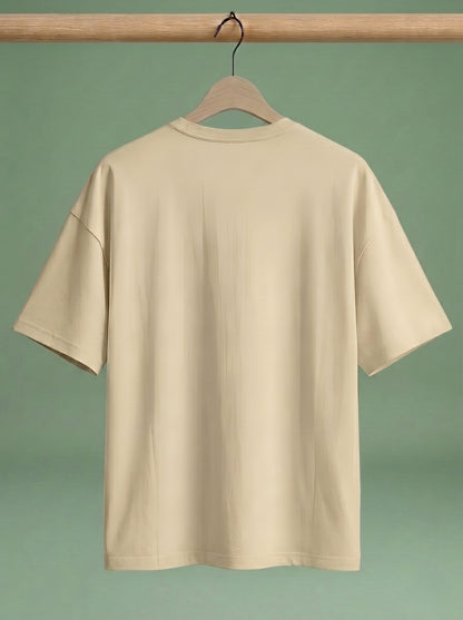 UrbanStyle Men's 240 GSM Oversized Plain T-Shirt | Relaxed Fit Heavyweight Crew Neck Cotton Tee