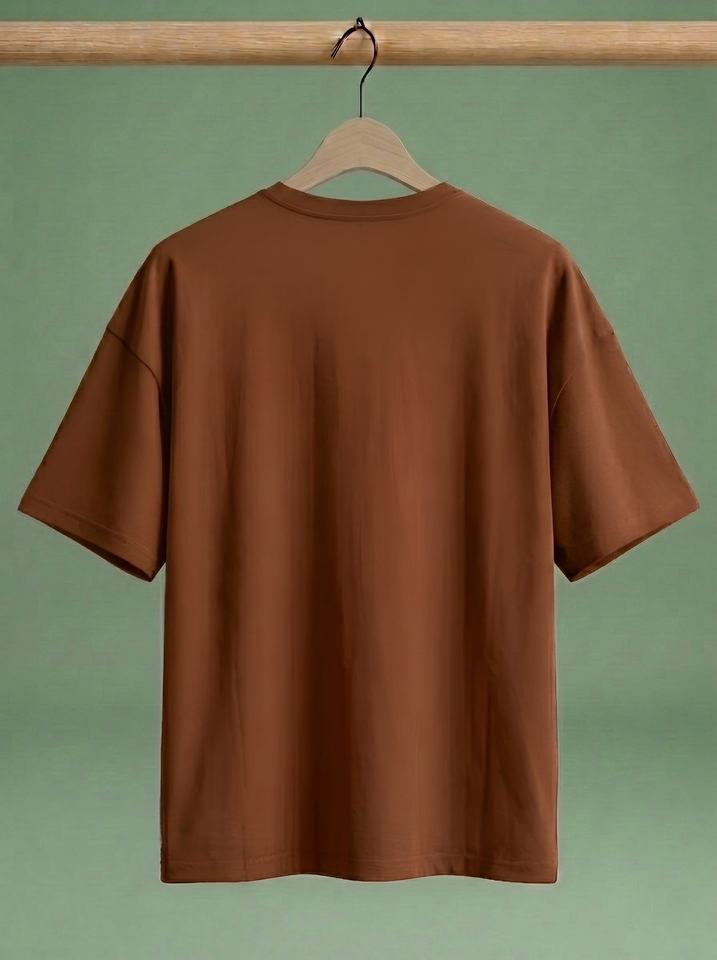 UrbanStyle Men's 240 GSM Oversized Plain T-Shirt | Relaxed Fit Heavyweight Crew Neck Cotton Tee
