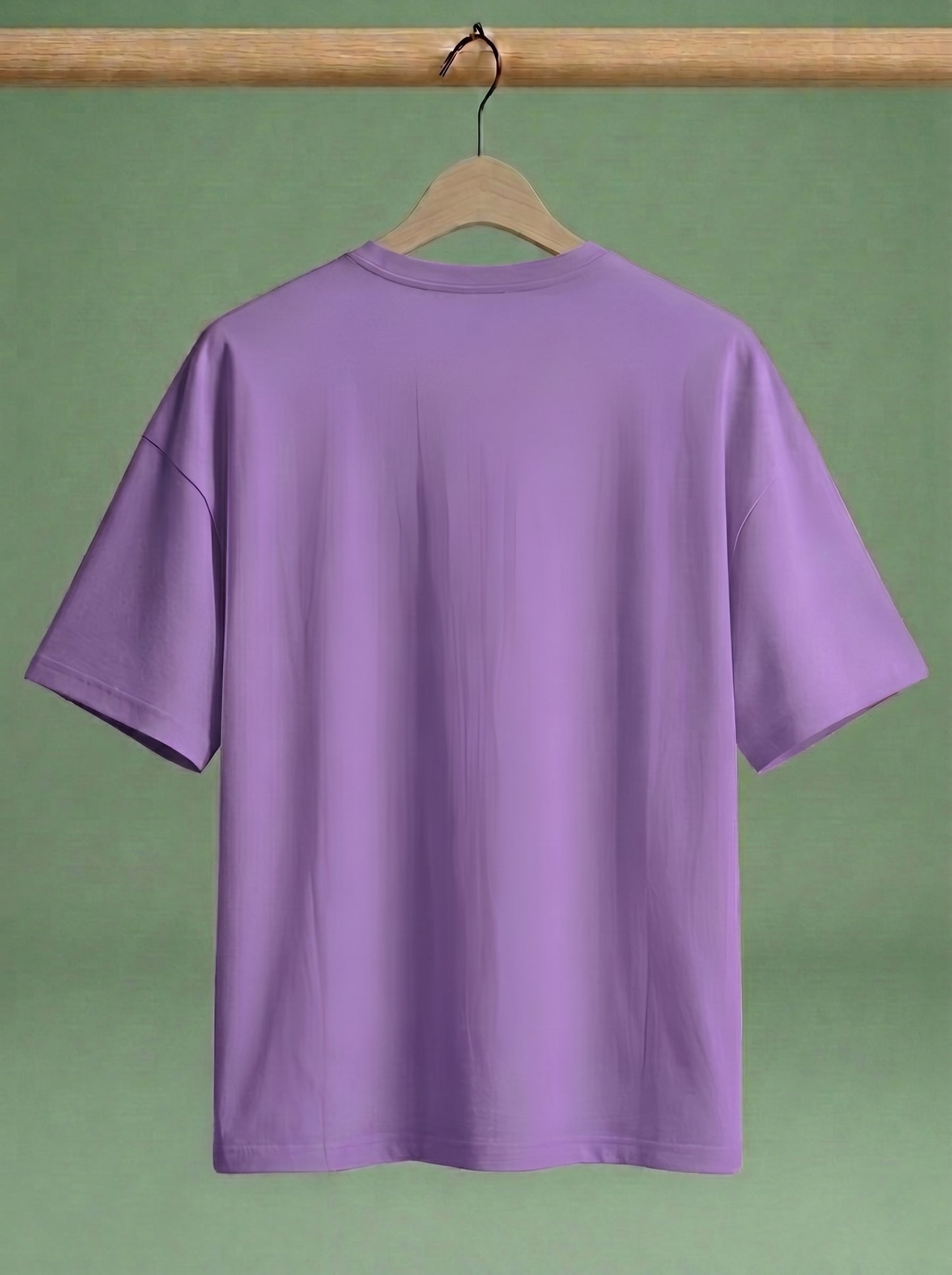 UrbanStyle Men's 240 GSM Oversized Plain T-Shirt | Relaxed Fit Heavyweight Crew Neck Cotton Tee