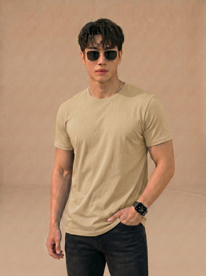 Men's Everyday Plain T-Shirt | Modern Slim Fit