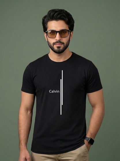 Minimalist Line Graphic T-Shirt | Premium Cotton Tee