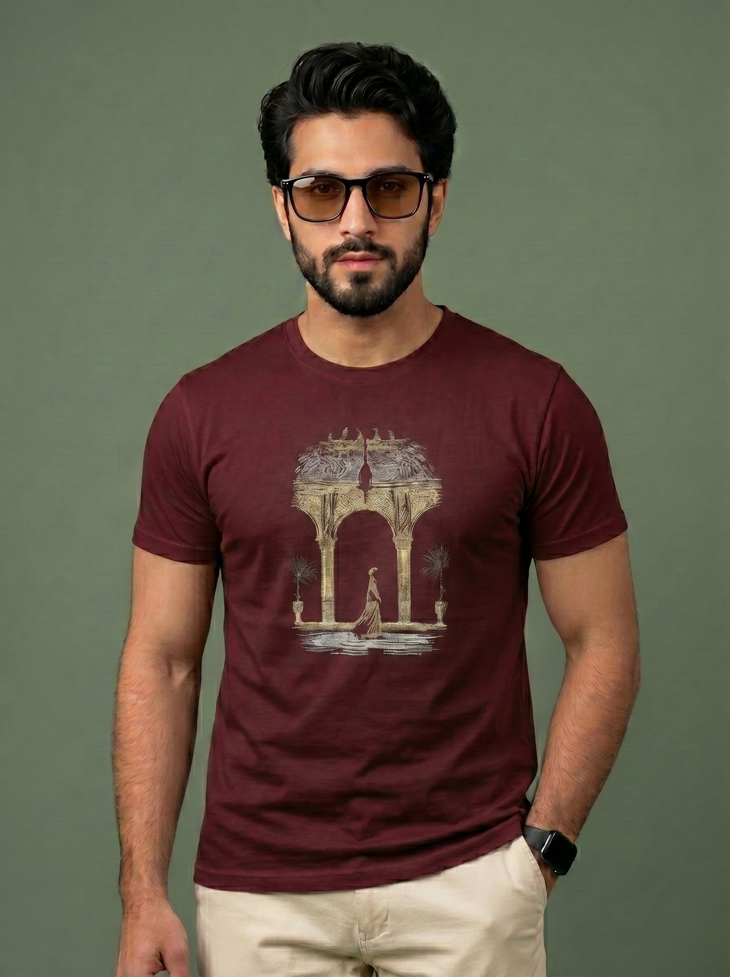 Cultural Arch Graphic T-Shirt | Premium Cotton Tee
