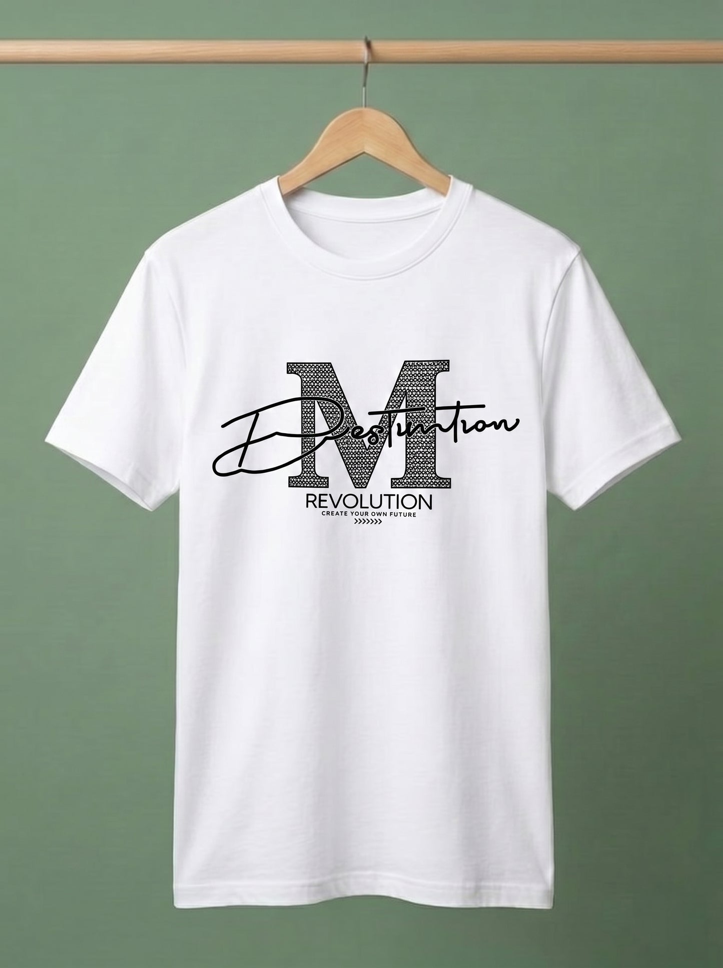 'M' Revolution Graphic T-Shirt | Modern Premium Tee