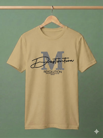 'M' Revolution Graphic T-Shirt | Modern Premium Tee