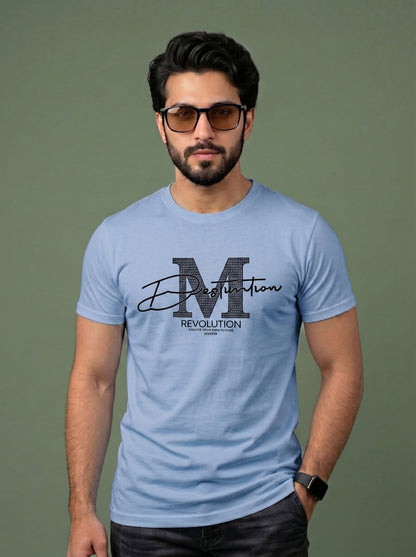 'M' Revolution Graphic T-Shirt | Modern Premium Tee