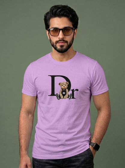 Teddy Graphic Print T-Shirt | Premium Cotton Casual Tee