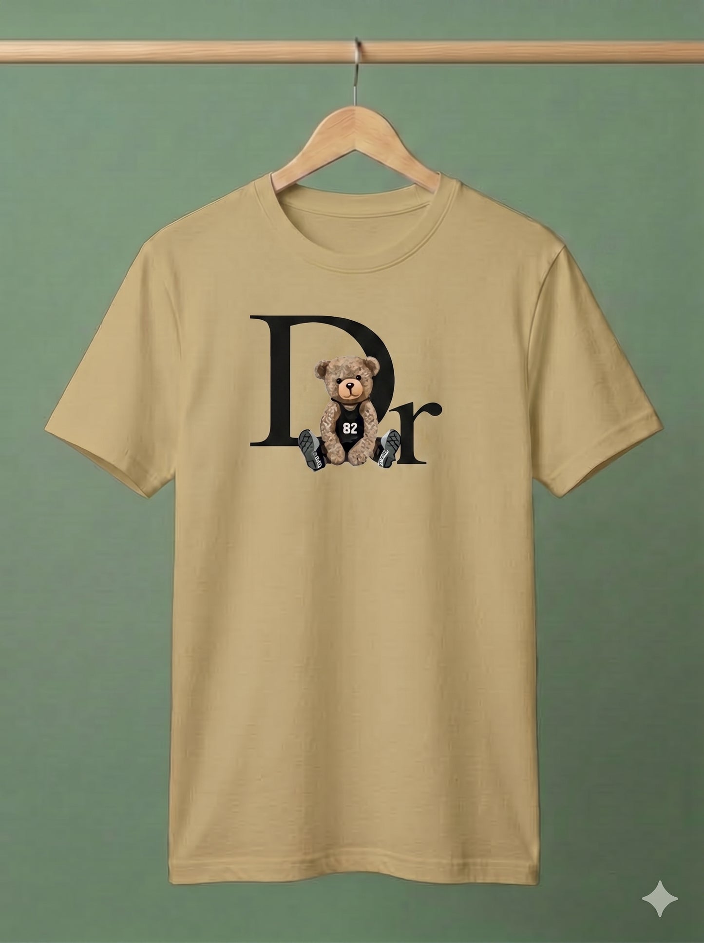 Teddy Graphic Print T-Shirt | Premium Cotton Casual Tee