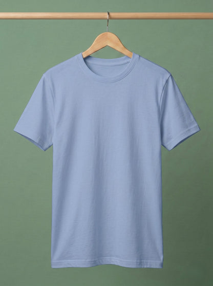 Evenway Men's Regular Fit Plain T-Shirt | 100% Cotton Crew Neck Tee