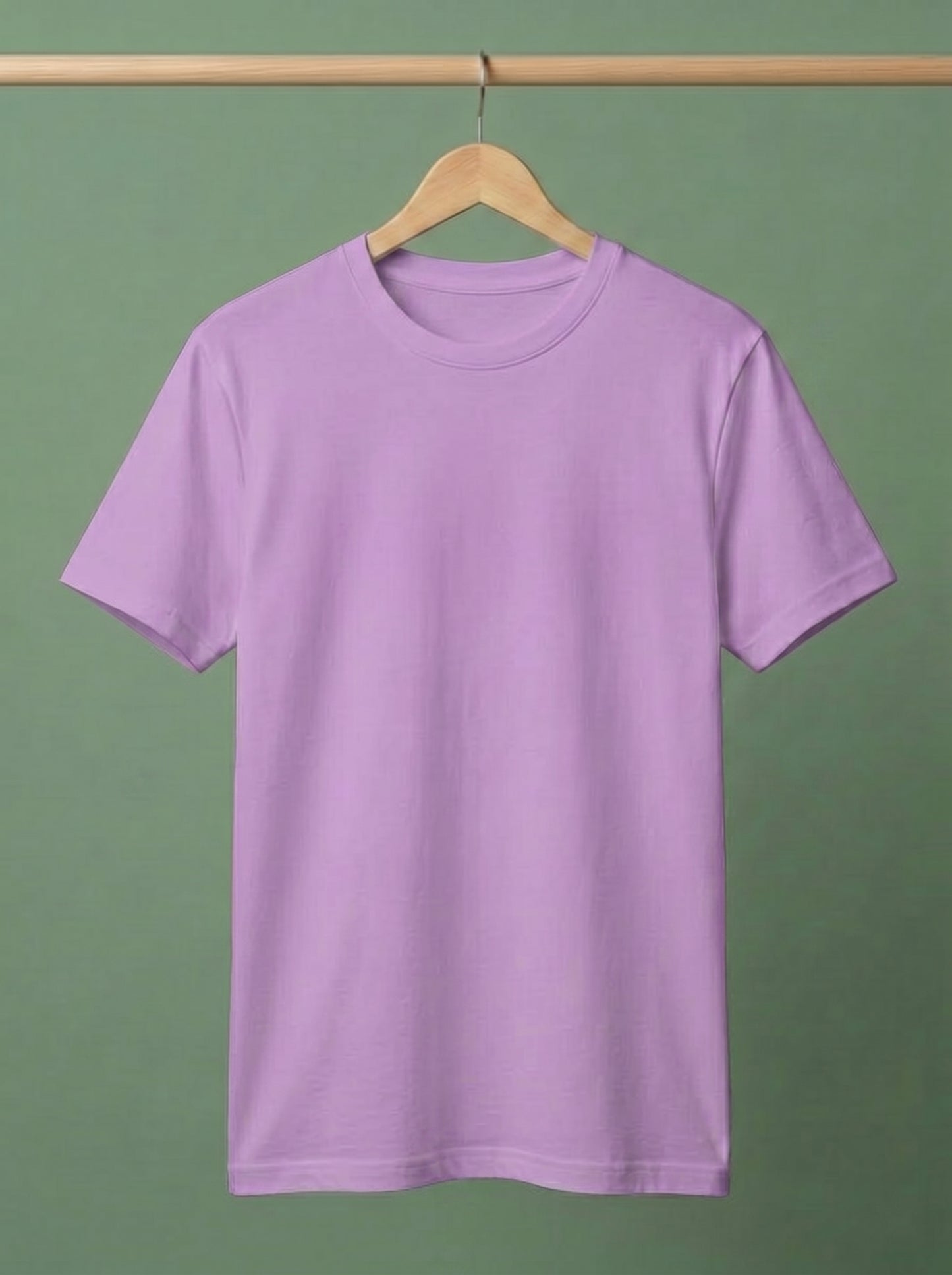 Evenway Men's Regular Fit Plain T-Shirt | 100% Cotton Crew Neck Tee