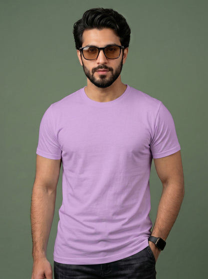 Evenway Men's Regular Fit Plain T-Shirt | 100% Cotton Crew Neck Tee