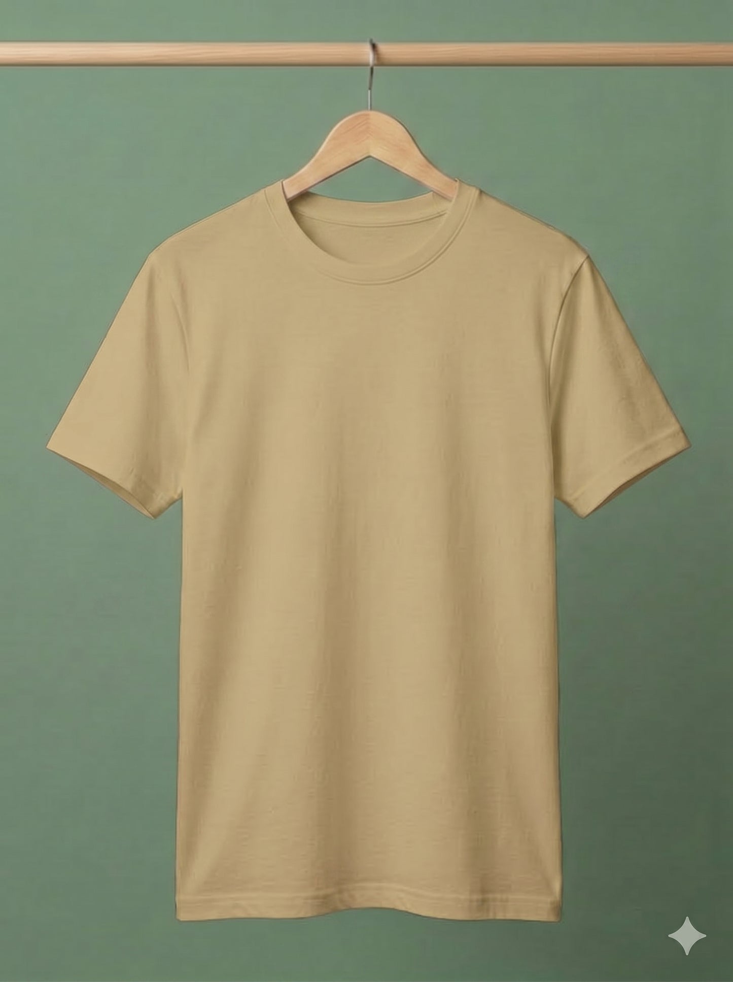 Evenway Men's Regular Fit Plain T-Shirt | 100% Cotton Crew Neck Tee