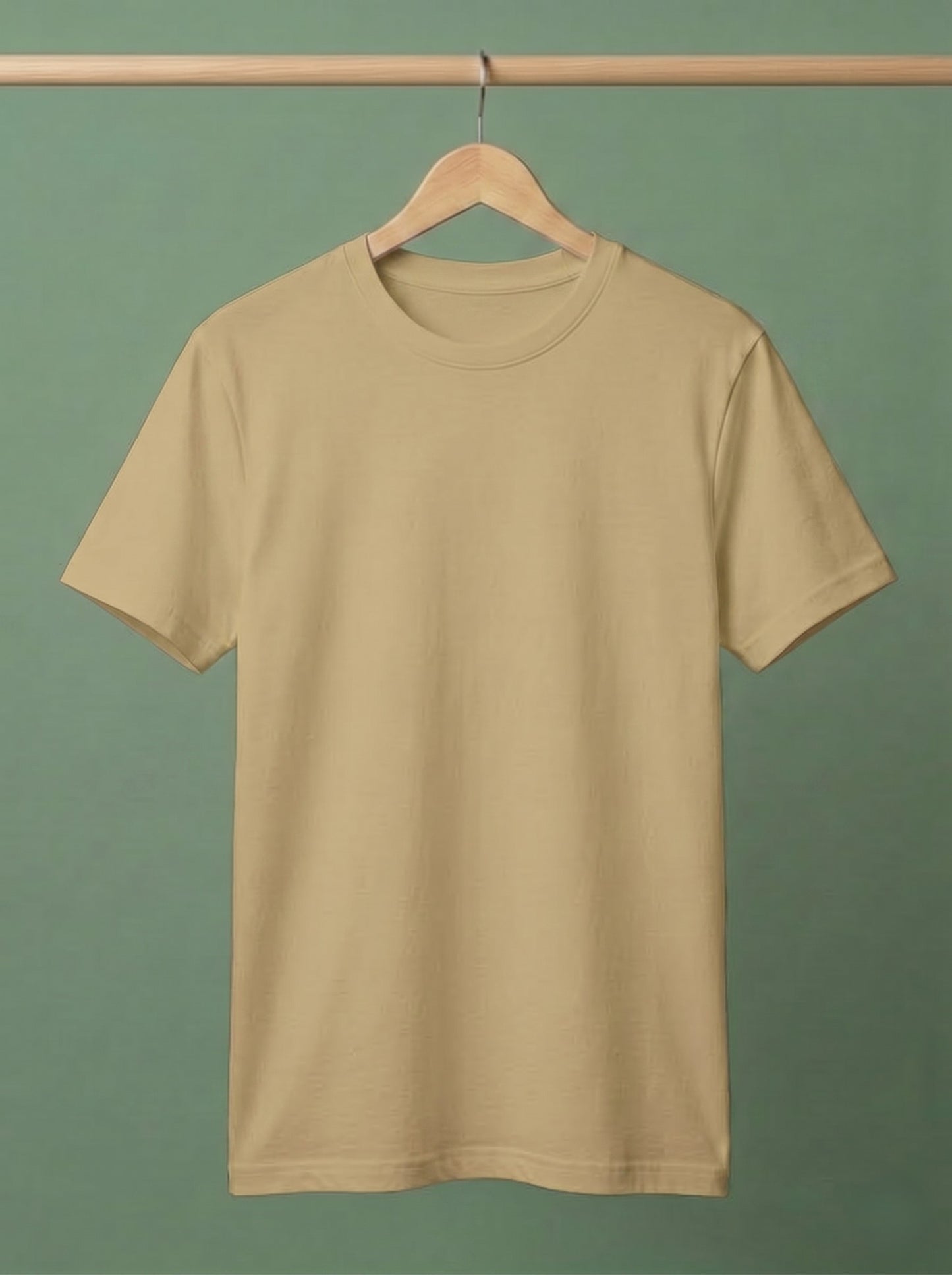 Evenway Men's Regular Fit Plain T-Shirt | 100% Cotton Crew Neck Tee