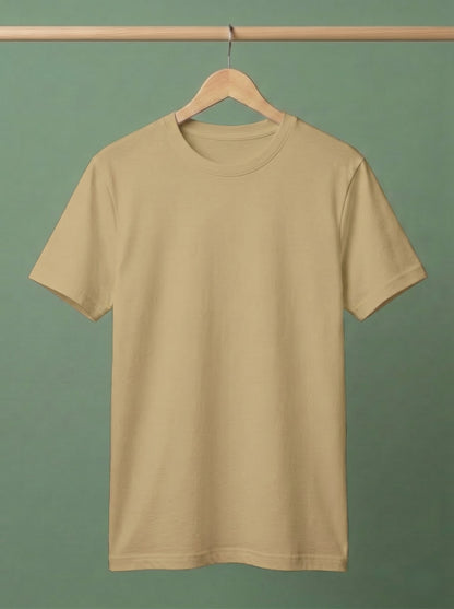 Evenway Men's Regular Fit Plain T-Shirt | 100% Cotton Crew Neck Tee