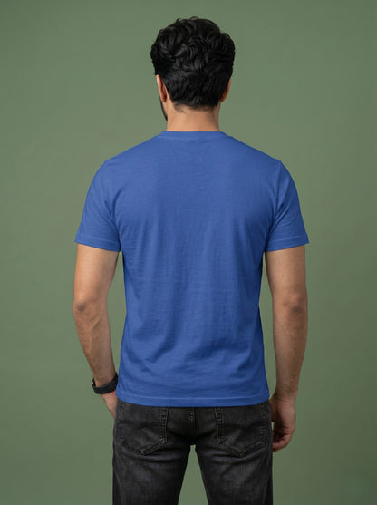 Evenway Men's Regular Fit Plain T-Shirt | 100% Cotton Crew Neck Tee