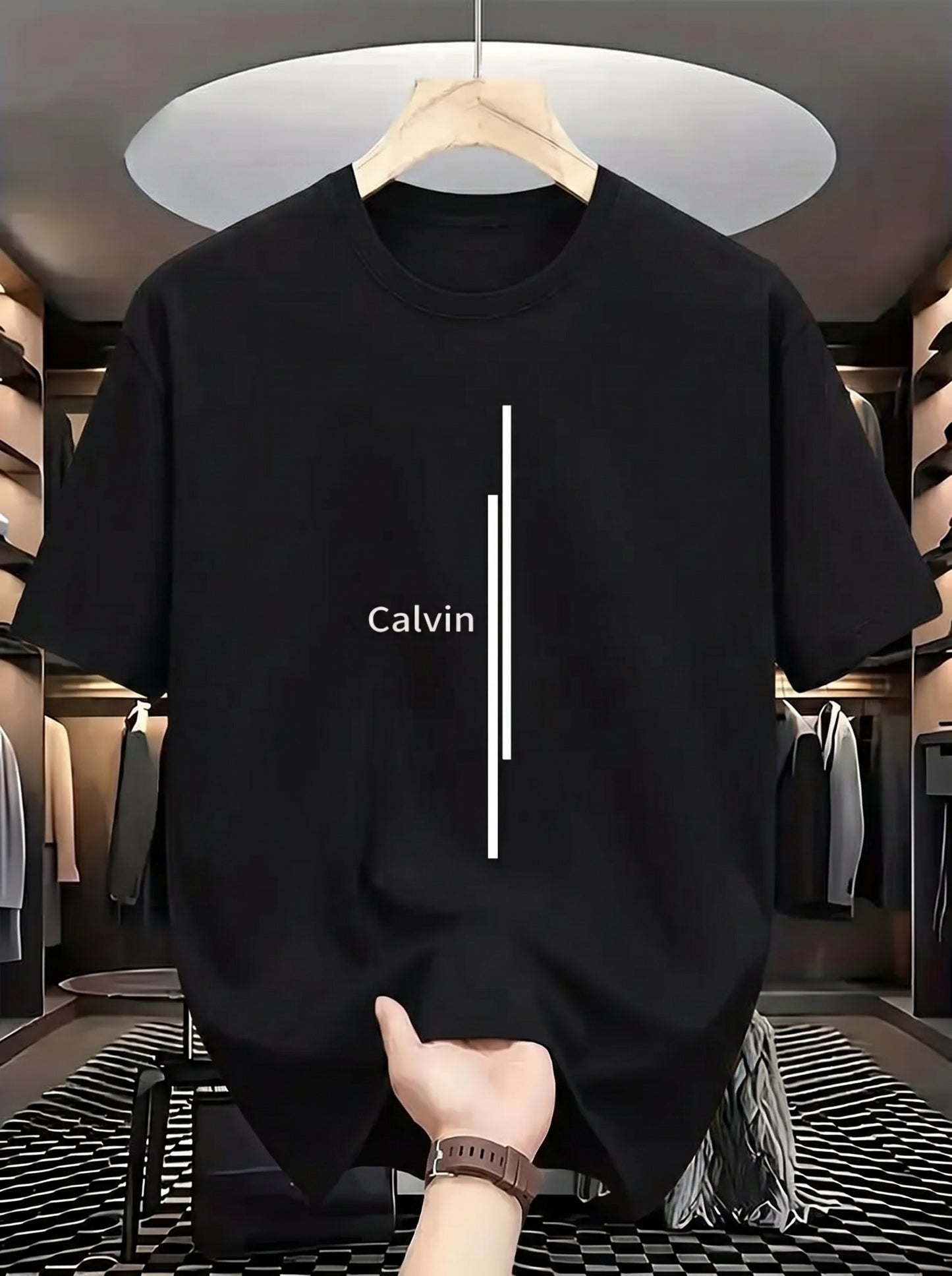 Minimalist Line Graphic T-Shirt | Premium Cotton Tee
