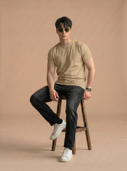 Men's Everyday Plain T-Shirt | Modern Slim Fit