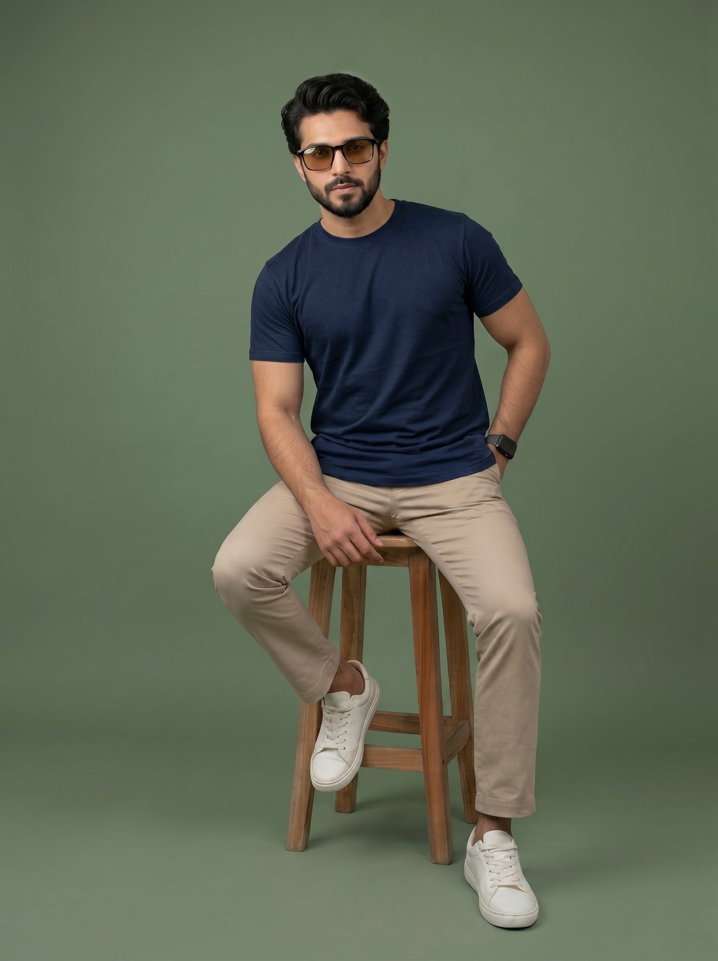 Evenway Men's Regular Fit Plain T-Shirt | 100% Cotton Crew Neck Tee